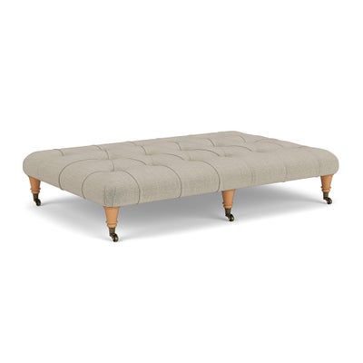 Foot Stool - Natural - Eco Chenille