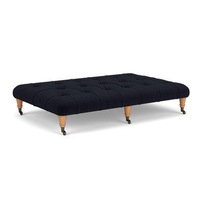 Foot Stool - Ink - Eco Chenille