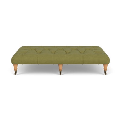 Foot Stool - Apple - House Linen Mix