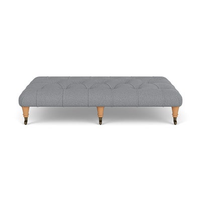 Foot Stool - Blue Marl - House Weave