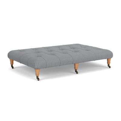 Foot Stool - Blue Marl - House Weave