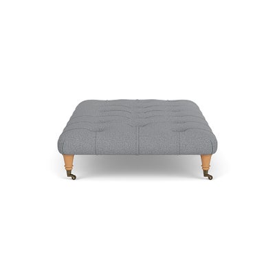Foot Stool - Blue Marl - House Weave