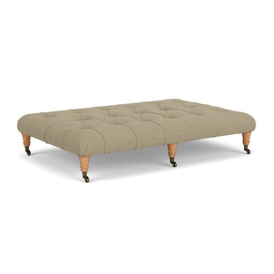 Foot Stool - Green Marl - House Weave