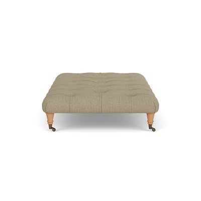 Foot Stool - Green Marl - House Weave