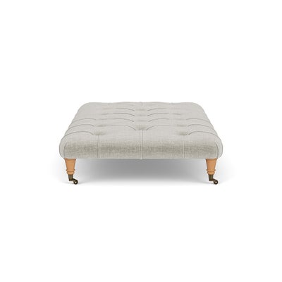 Foot Stool - Grey Mist - Eco Chenille