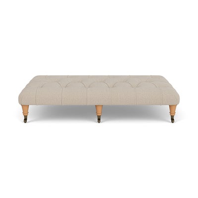Foot Stool - Natural - Rustic weave