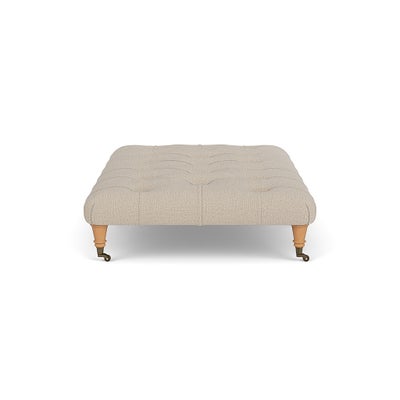 Foot Stool - Natural - Rustic weave