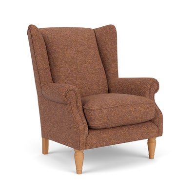 Armchair - Brick Marl - Aquaclean Oxford