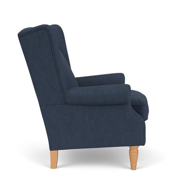 Armchair - Indigo - Luxury Italian Linen