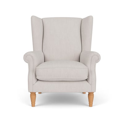 Armchair - Soft White - Luxury Italian Linen