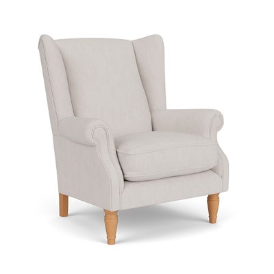Armchair - Soft White - Luxury Italian Linen