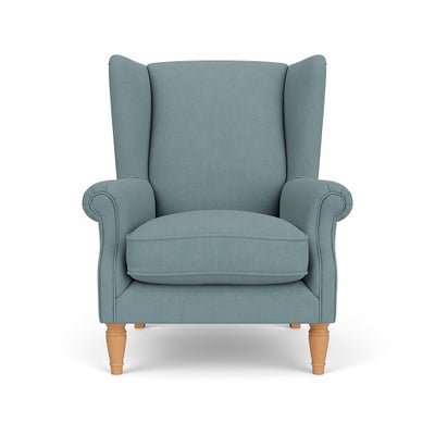 Armchair - Sky blue - House Linen Mix