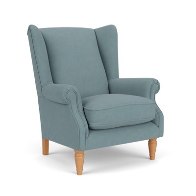Armchair - Sky blue - House Linen Mix