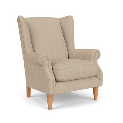 Armchair - Natural - Compton Stripe