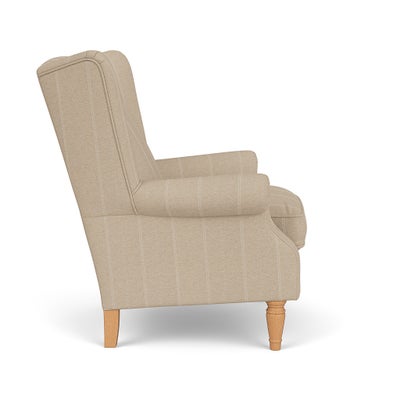Armchair - Natural - Compton Stripe