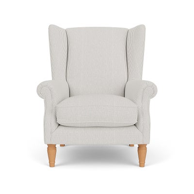 Armchair - Grey - Broadway Stripe