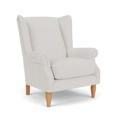 Armchair - Grey - Broadway Stripe