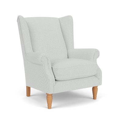 Armchair - Duck Egg - Broadway Stripe
