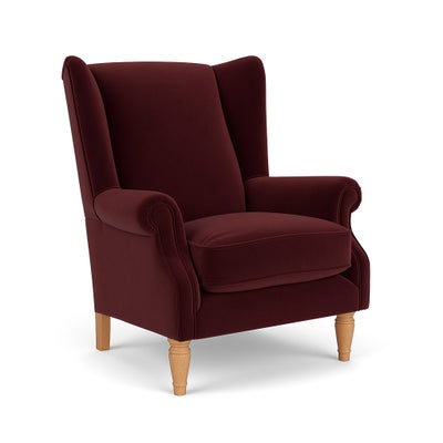 Armchair - Dark Rosehip - Matt Velvet