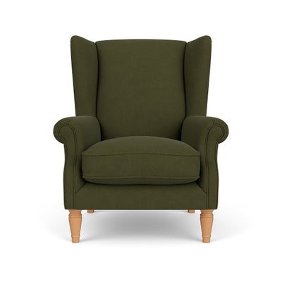 Armchair - Forest Green - House Linen Mix