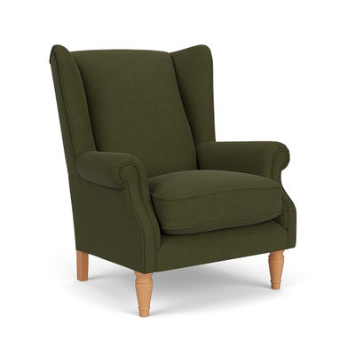 Armchair - Forest Green - House Linen Mix