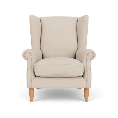 Armchair - Lily White - House Linen Mix