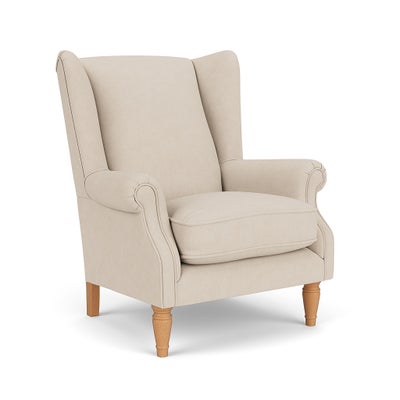 Armchair - Lily White - House Linen Mix