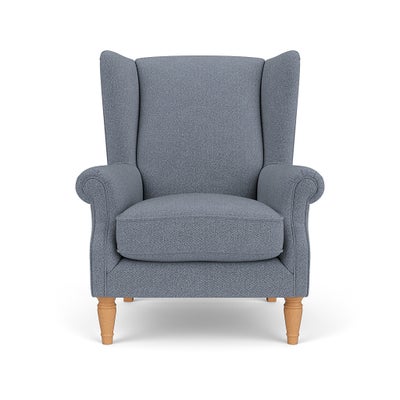 Armchair - Navy - Eco Herringbone
