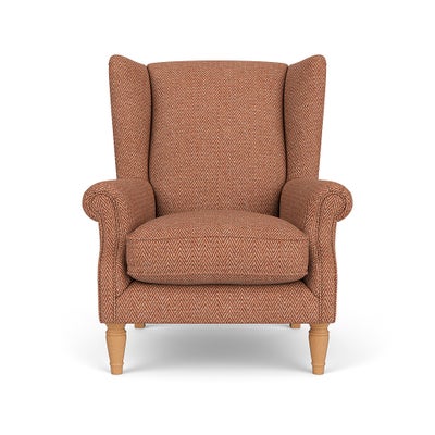 Armchair - Brick - Herringbone Weave