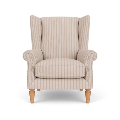 Armchair - Flax - Kingham Stripe