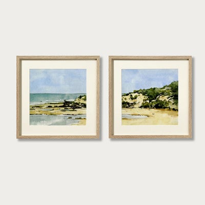 Coastal Sketch Set of 2
