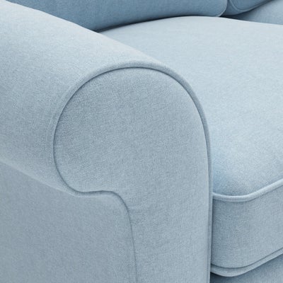 3 Seater - Sky Blue - House Linen Mix