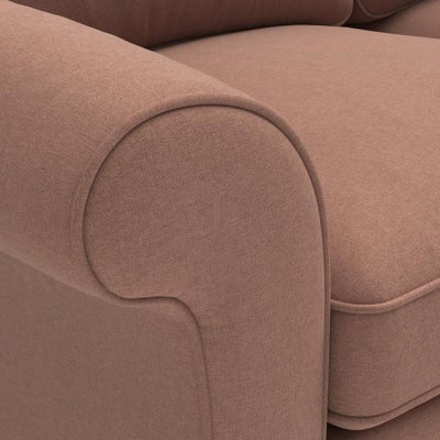 Sofa Bed Large 2 Seater - Dusky Blush - House Linen Mix