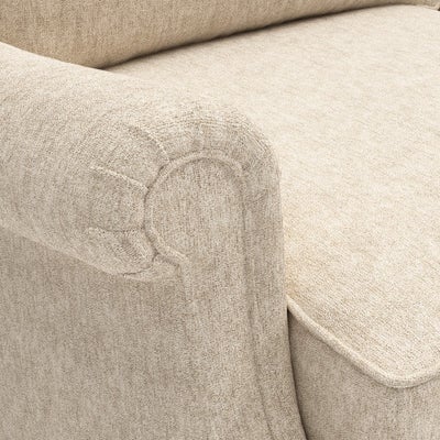 3 Seater - Natural - Aquaclean Oxford