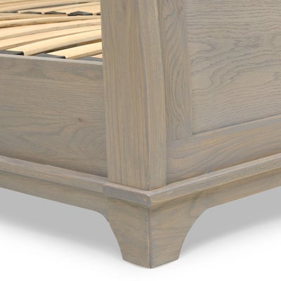 6ft Super King Sleigh Bed and 2 Bedside Tables Set
