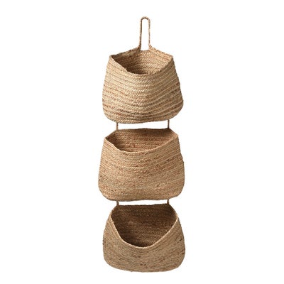 Jute Hanging Baskets Natural
