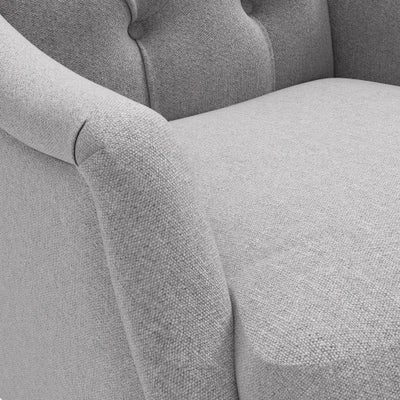 Armchair - Grey marl - Rustic weave