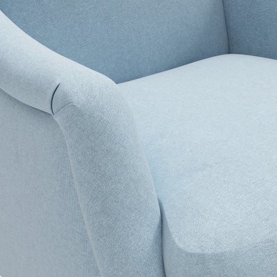 Armchair - Sky blue - House linen mix