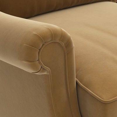 4 Seater - Mustard - Matt Velvet