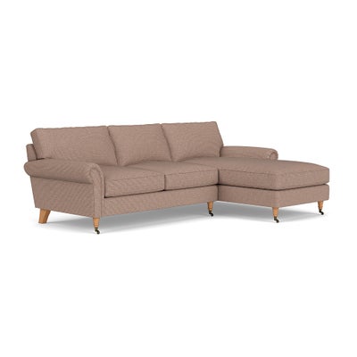 Chaise Large Right Hand - Autumn Mix - Textured Weave