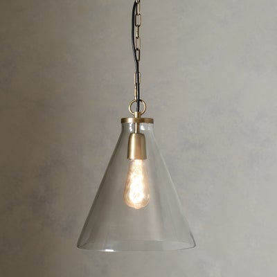 Isla Antique Brass Pendant