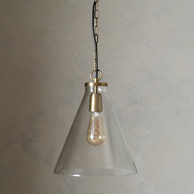Isla Antique Brass Pendant