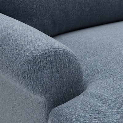 Love Seat - Indigo - Rustic Weave