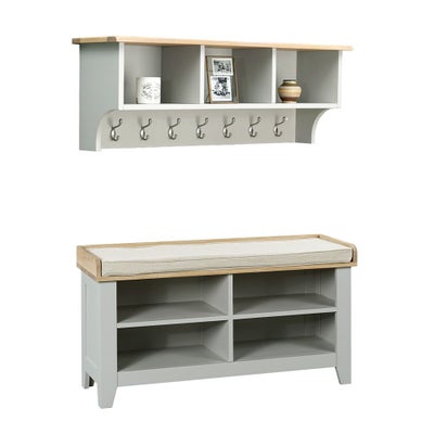 Hallway Shoe Bench Set