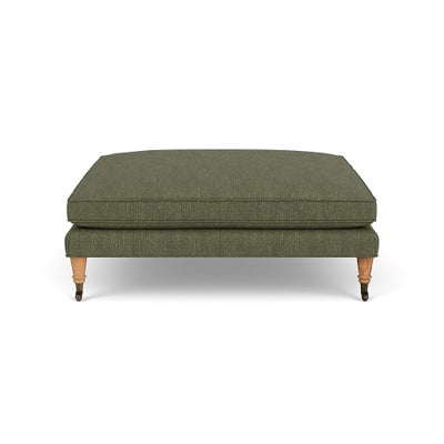 Foot Stool - Fern - Luxury Italian Linen