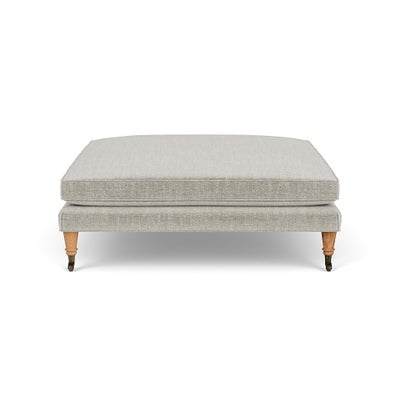 Foot Stool - Grey Mist - Eco Chenille