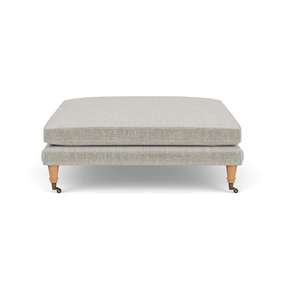 Foot Stool - Grey Mist - Eco Chenille