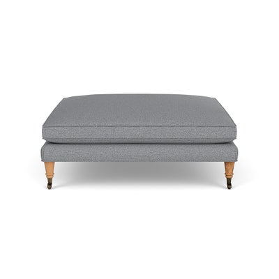 Foot Stool - Blue Marl - House Weave