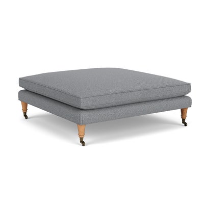 Foot Stool - Blue Marl - House Weave