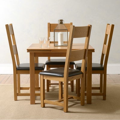 Square Extending Dining Table